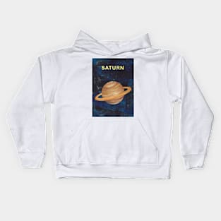 Saturn Poster Kids Hoodie